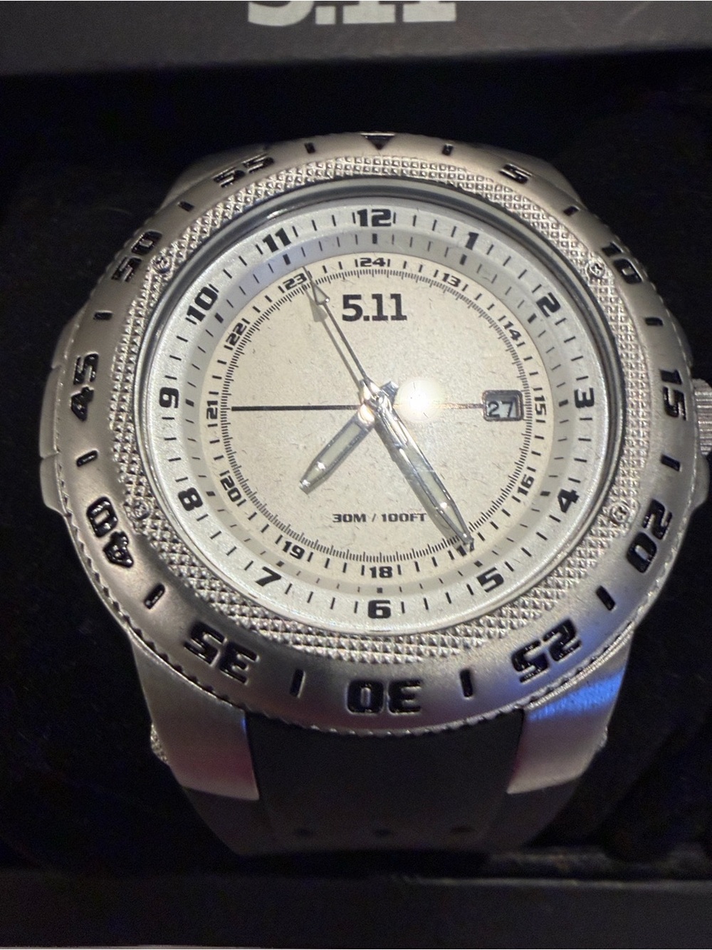 5.11 Tactical Outpost Analog Watch with Black Strap Style 59247 - Discontinued